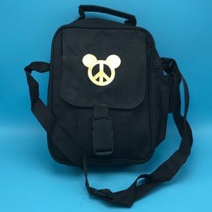 Mickey Mouse PEACE SIGN Travel Park Festival Crossbody Bag NWOT